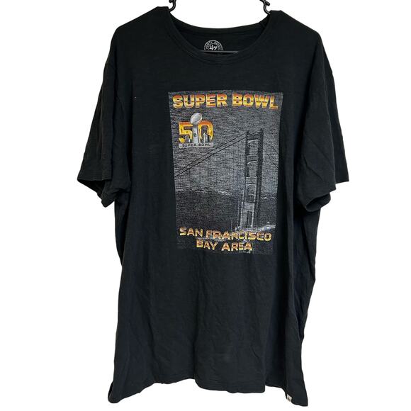 47 Brand Other - NFL Men's Graphic T-Shirt Super Bowl 50 San Francisco Bay Area 2016 Size XXL